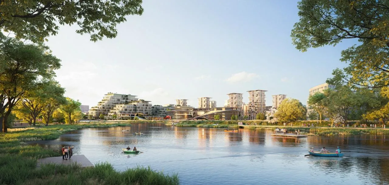 BIM Architecture | Water Town Community: Shanghai Xicen Science and Technology Innovation Center/Foster+Partners