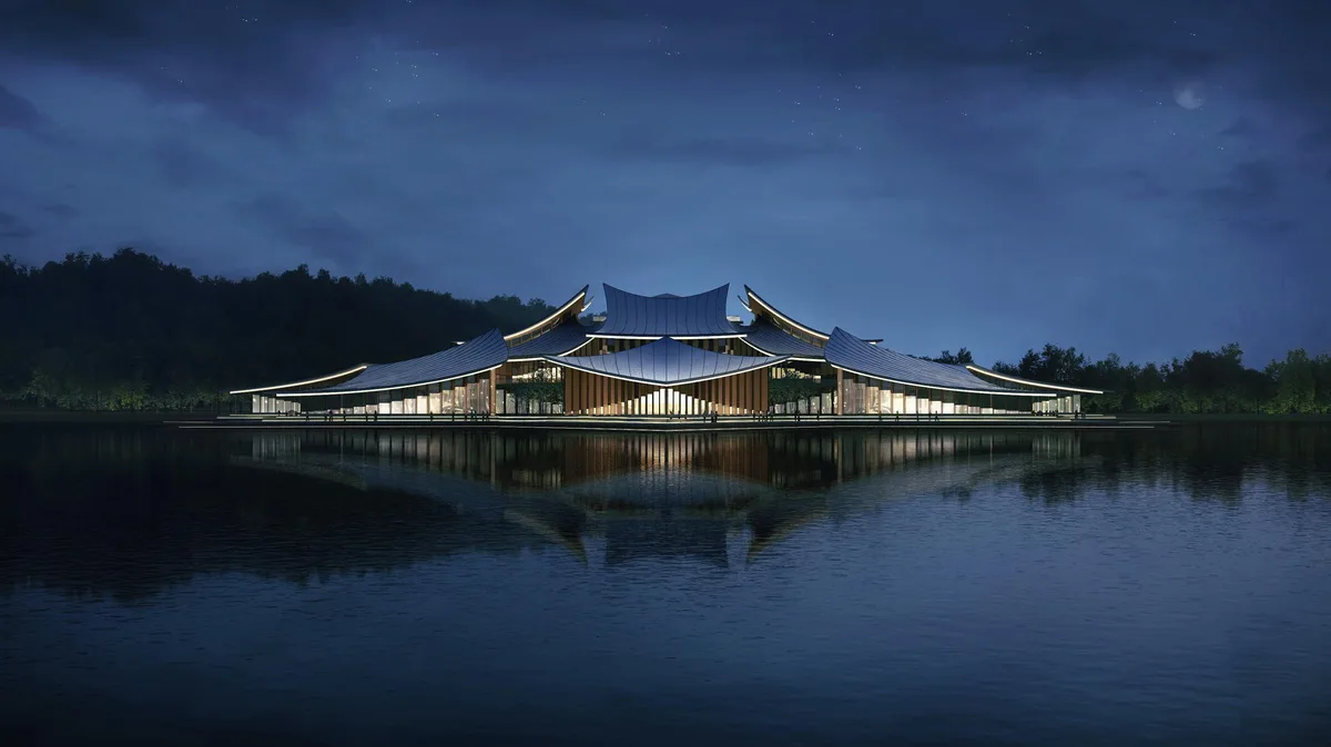 BIM Architecture | Tianfu Water Conference Center/MARS Studio Planet Architecture Firm