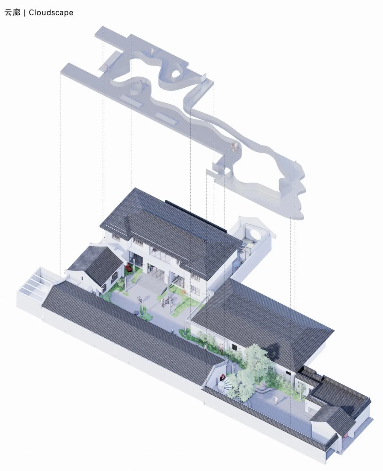 BIM Architecture | Courtyard 35- 'There is a Different Sky'/Wei/WAY Studio