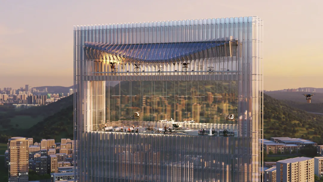 BIM Architecture | Bid Candidate Proposal: Shenzhen Bao'an Passenger Transport Center 'Industrial Upstairs' Project/SOPA Zuocheng Architecture