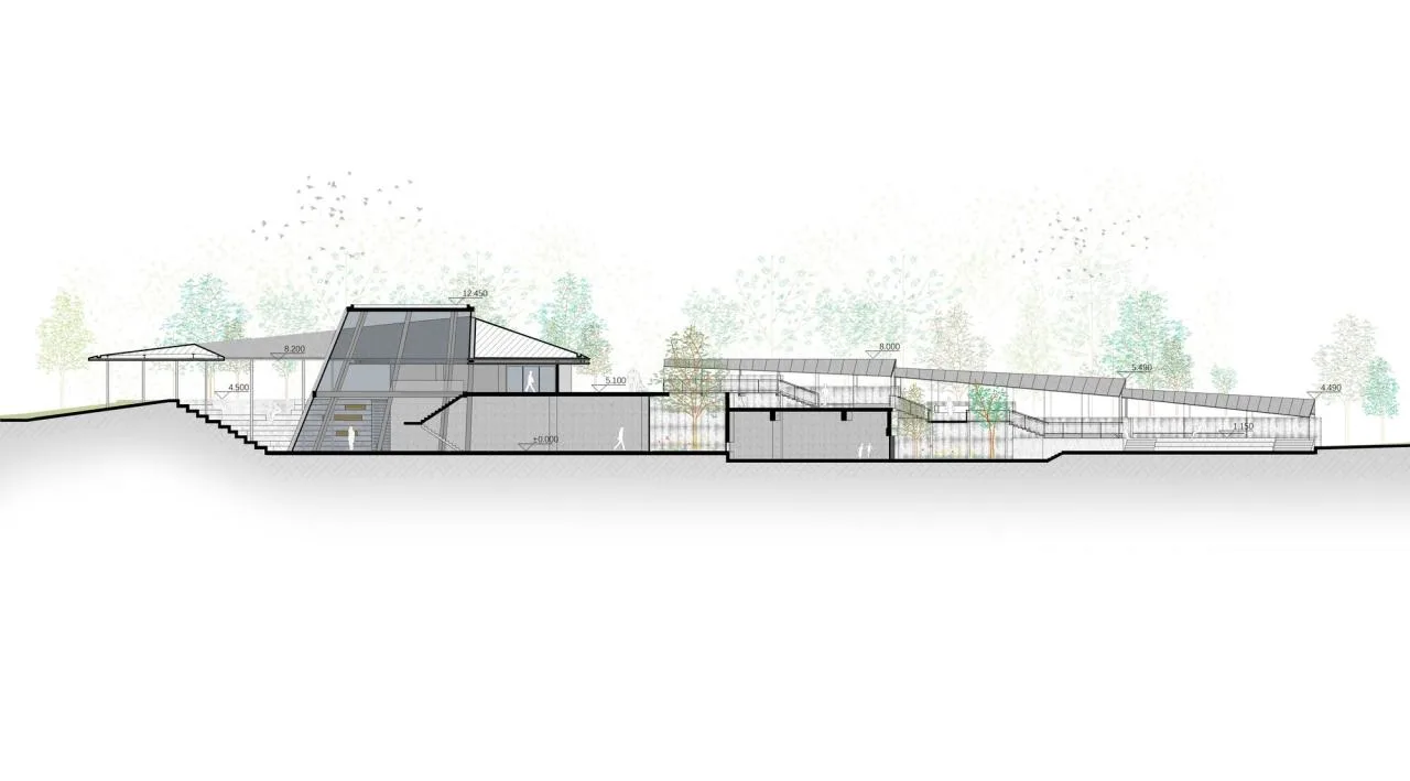 BIM Architecture | Hangzhou Binjiang Public Space · Jian Shi Yi and Ting Yun Yi/Tongji Original Design Studio