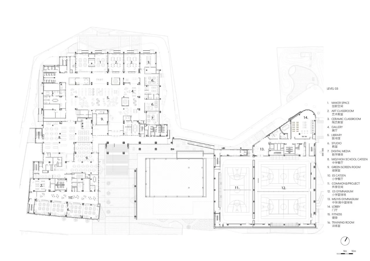 BIM Architecture | Guangzhou American Foreign Children's School Science City Campus/Perkins& Will