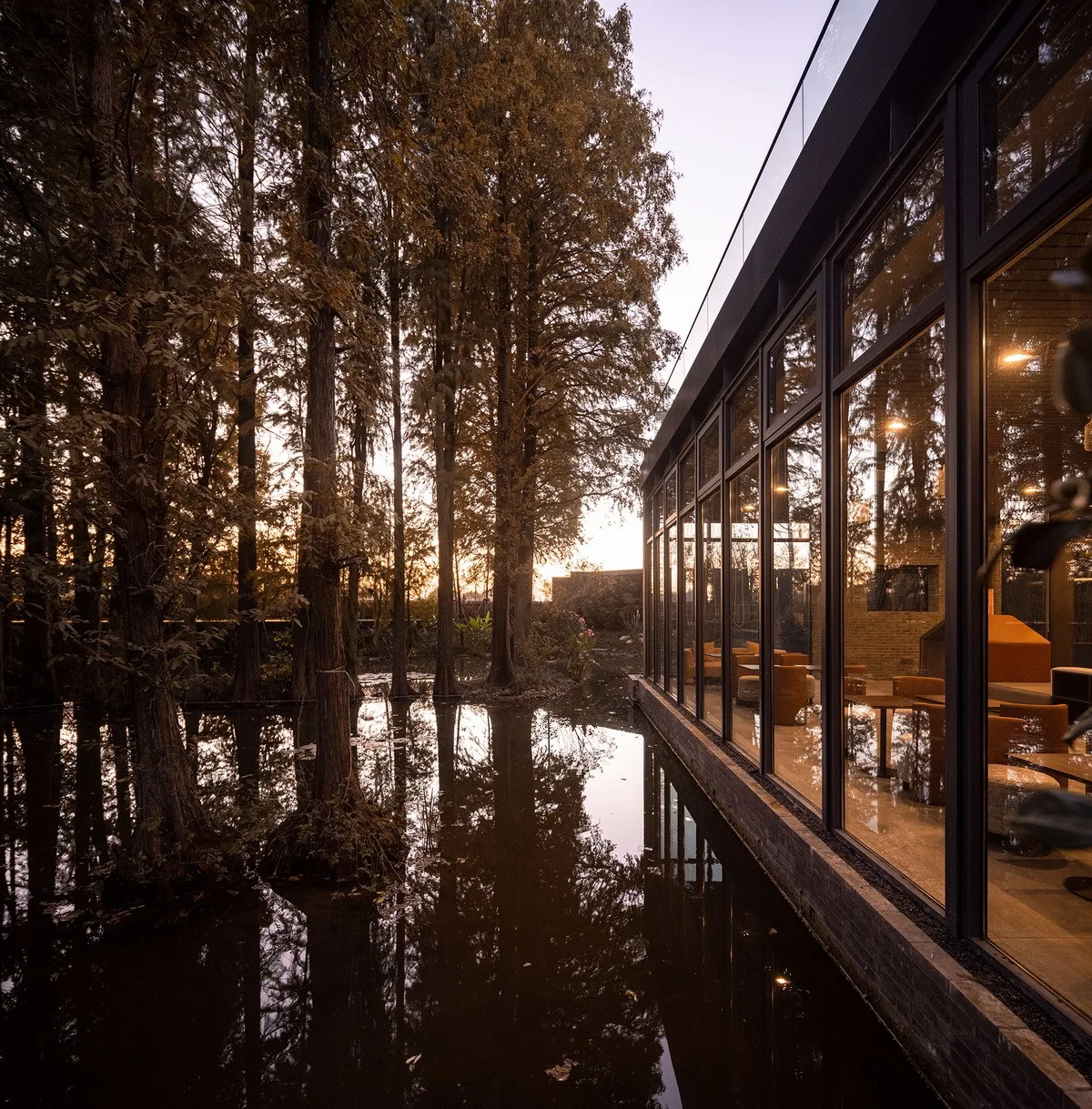 BIM Architecture | Tongxiang Puyuan Hongqiyang Shanlin Tribe Shared Restaurant/Shanghai Yanyang Architectural Design Studio