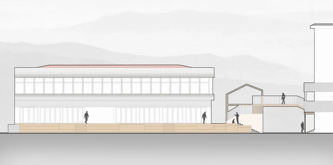 BIM Architecture | Renewal Design of Xinxinzi Bridge and Surrounding Commercial Street in Kang County/He Wei Studio of Sanwen Architecture