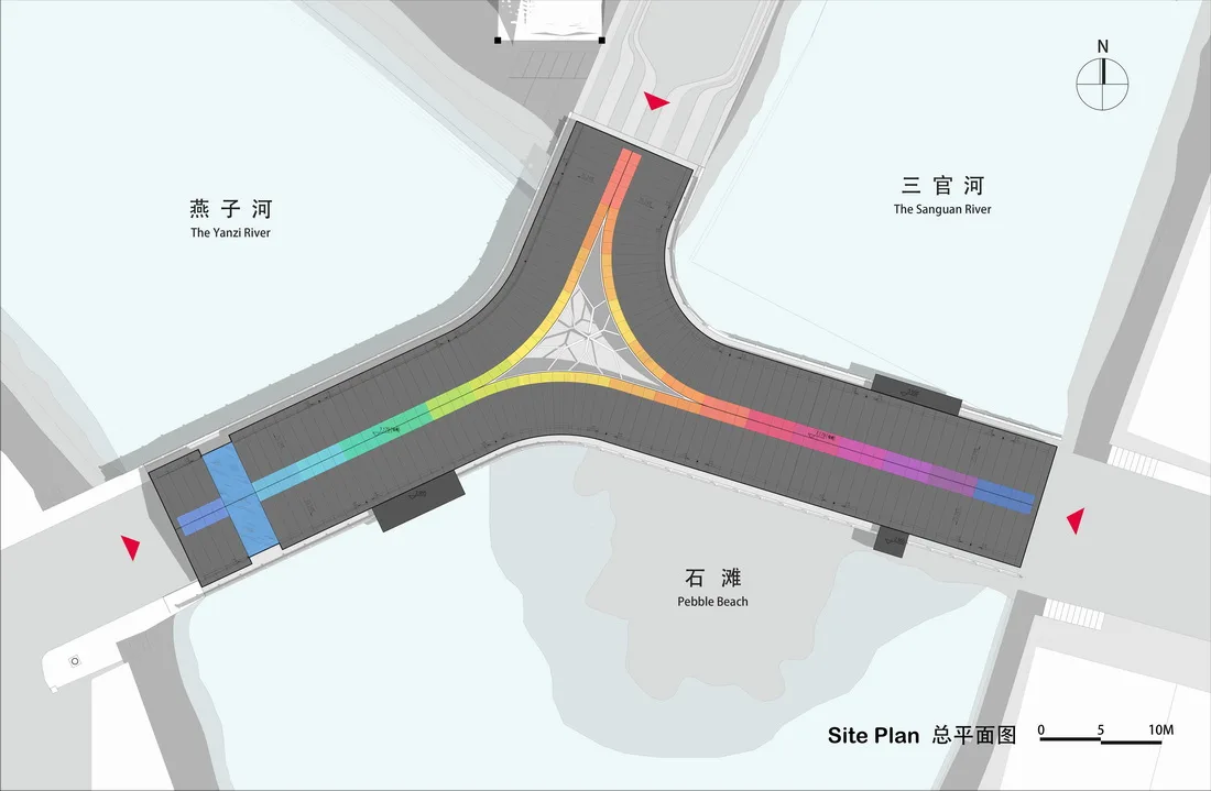 BIM Architecture | Renewal Design of Xinxinzi Bridge and Surrounding Commercial Street in Kang County/He Wei Studio of Sanwen Architecture