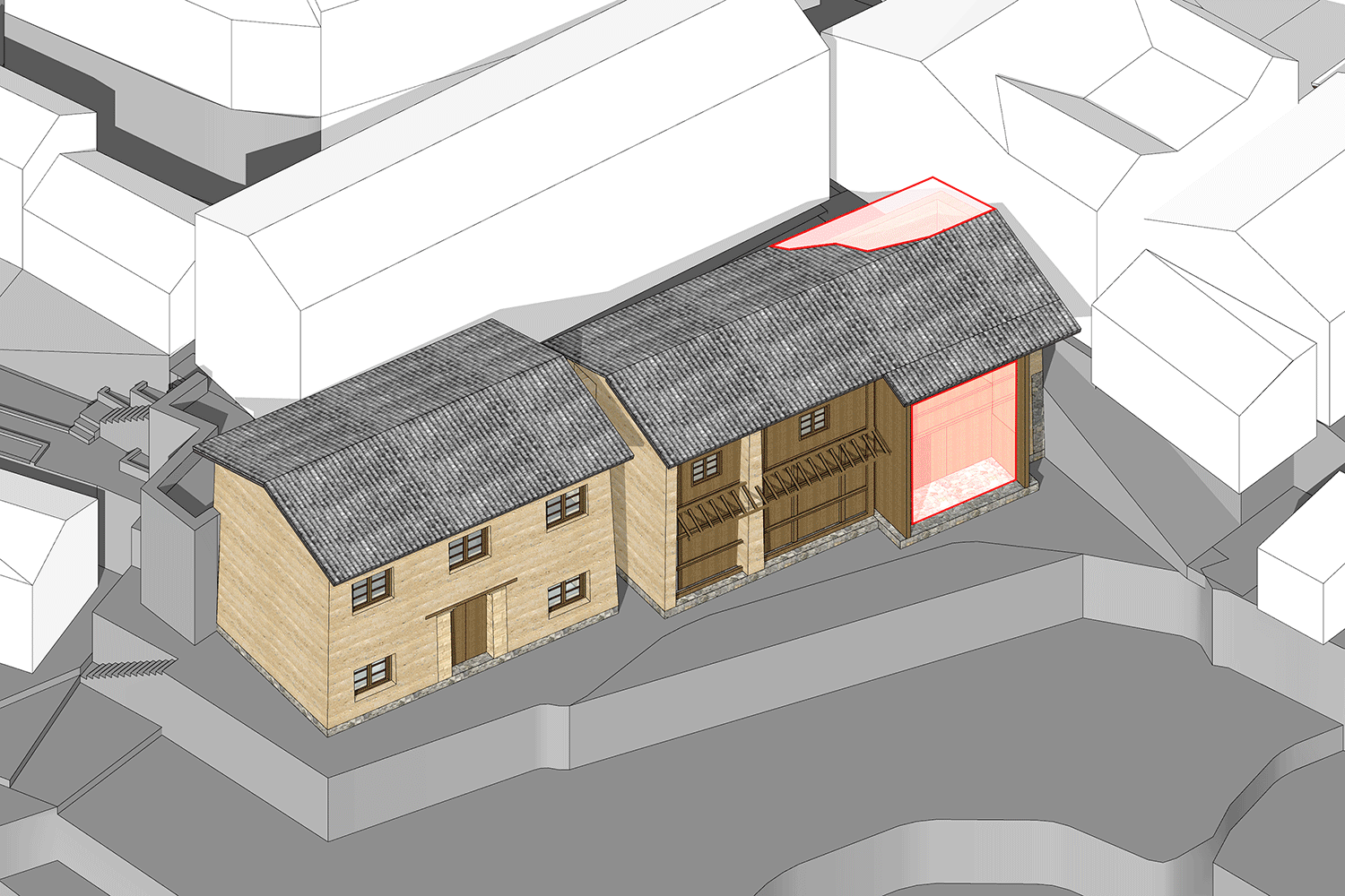 BIM Architecture | The New Life of Yaju Ancient Village: Songyang Feiyiji Phase II/Meng Fanhao line+Architecture Firm