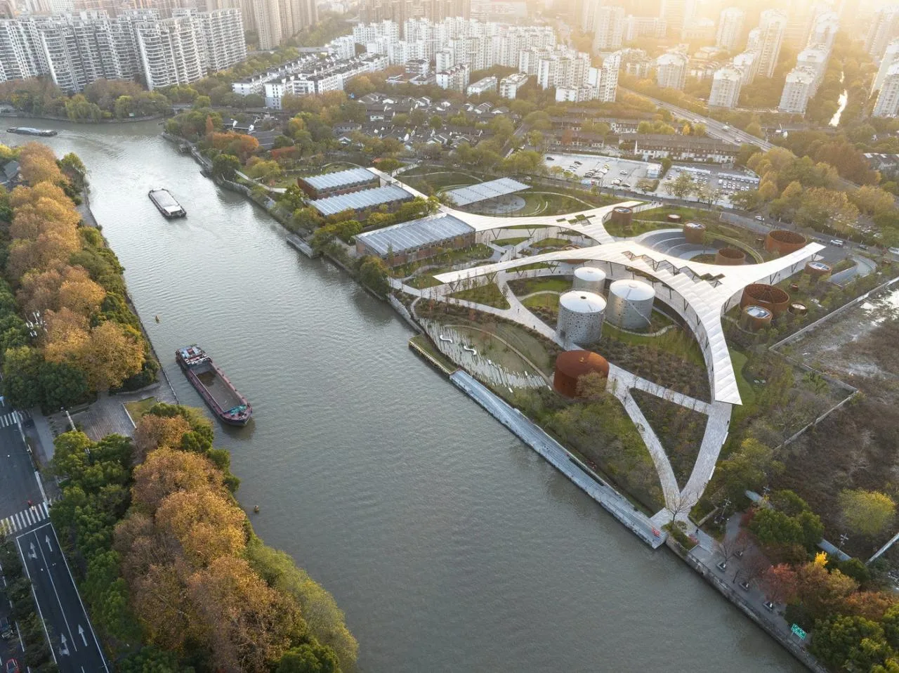 BIM Architecture | Hangzhou Xiaohe Park/Kengo Kuma Architectural Design Firm+Zhejiang University Institute
