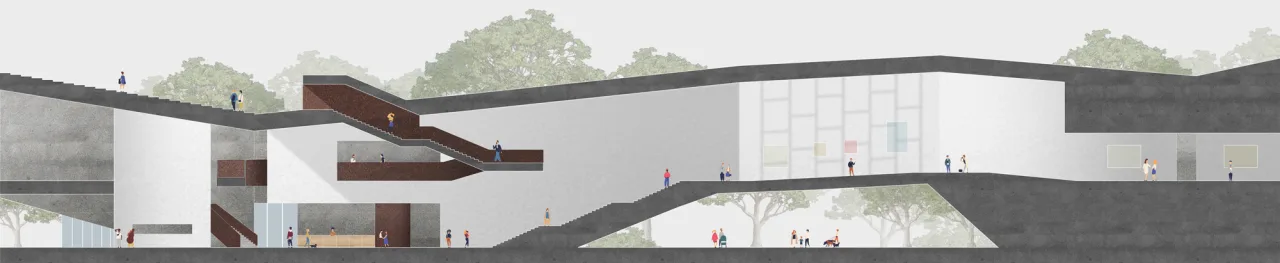 BIM Architecture | Lishui's Largest Art Complex: Guyan Painting Village Art Center/Meng Fanhao Line+Architectural Firm