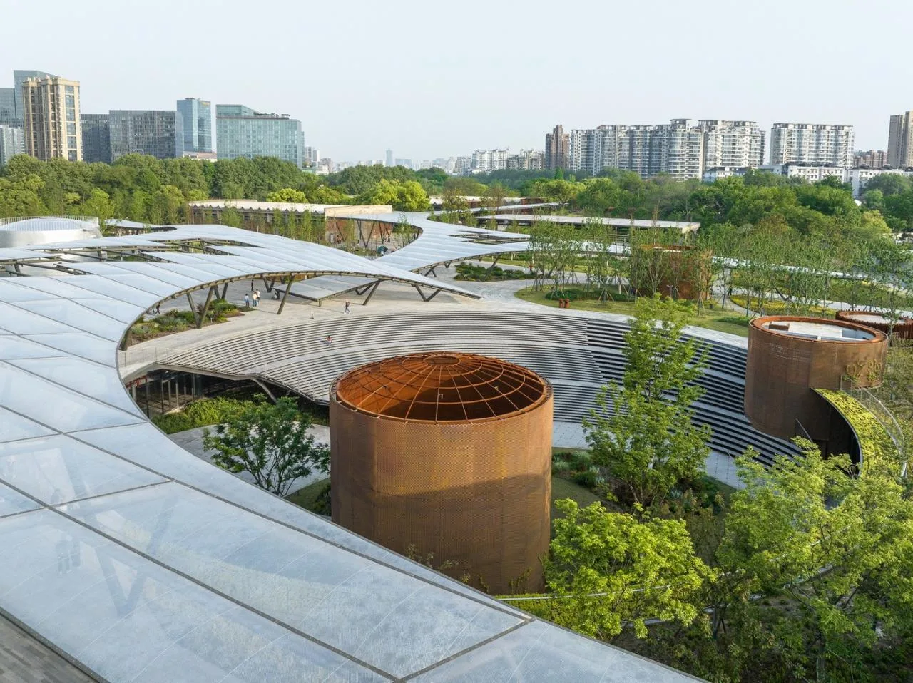 BIM Architecture | Hangzhou Xiaohe Park/Kengo Kuma Architectural Design Firm+Zhejiang University Institute