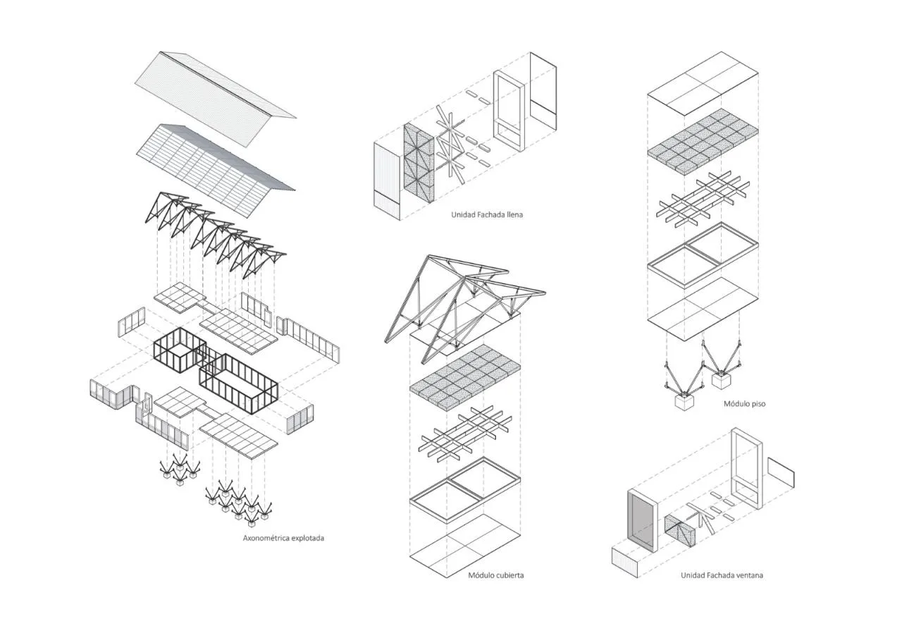 BIM Architecture | Industrial Building System Prototype/Ignacio Rojas Hirigoyen Arquitectos+The Andes House