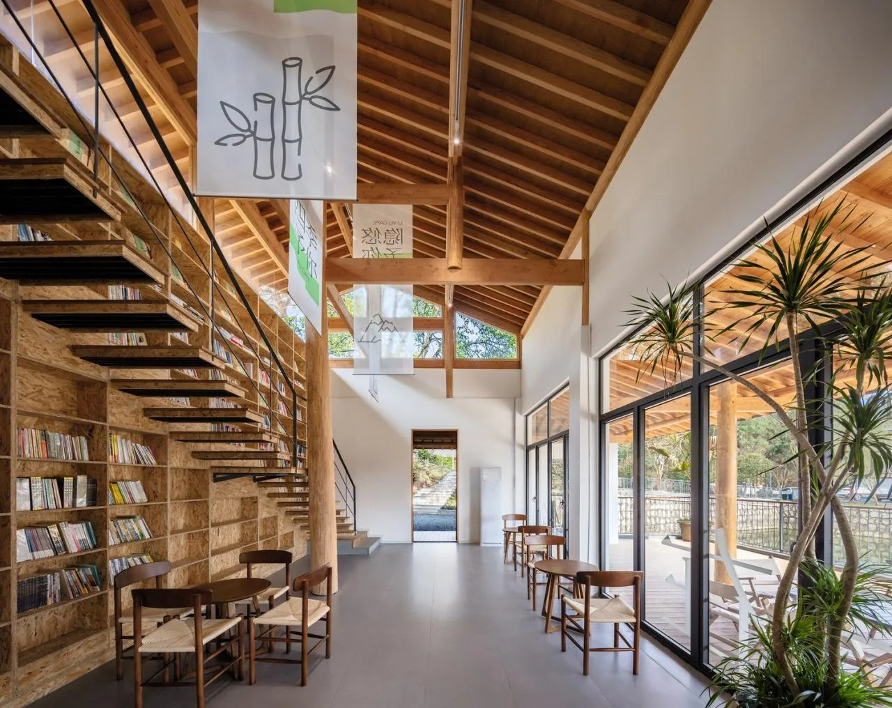 BIM Architecture | Dashali Rural Coffee Bookstore/Tour Building
