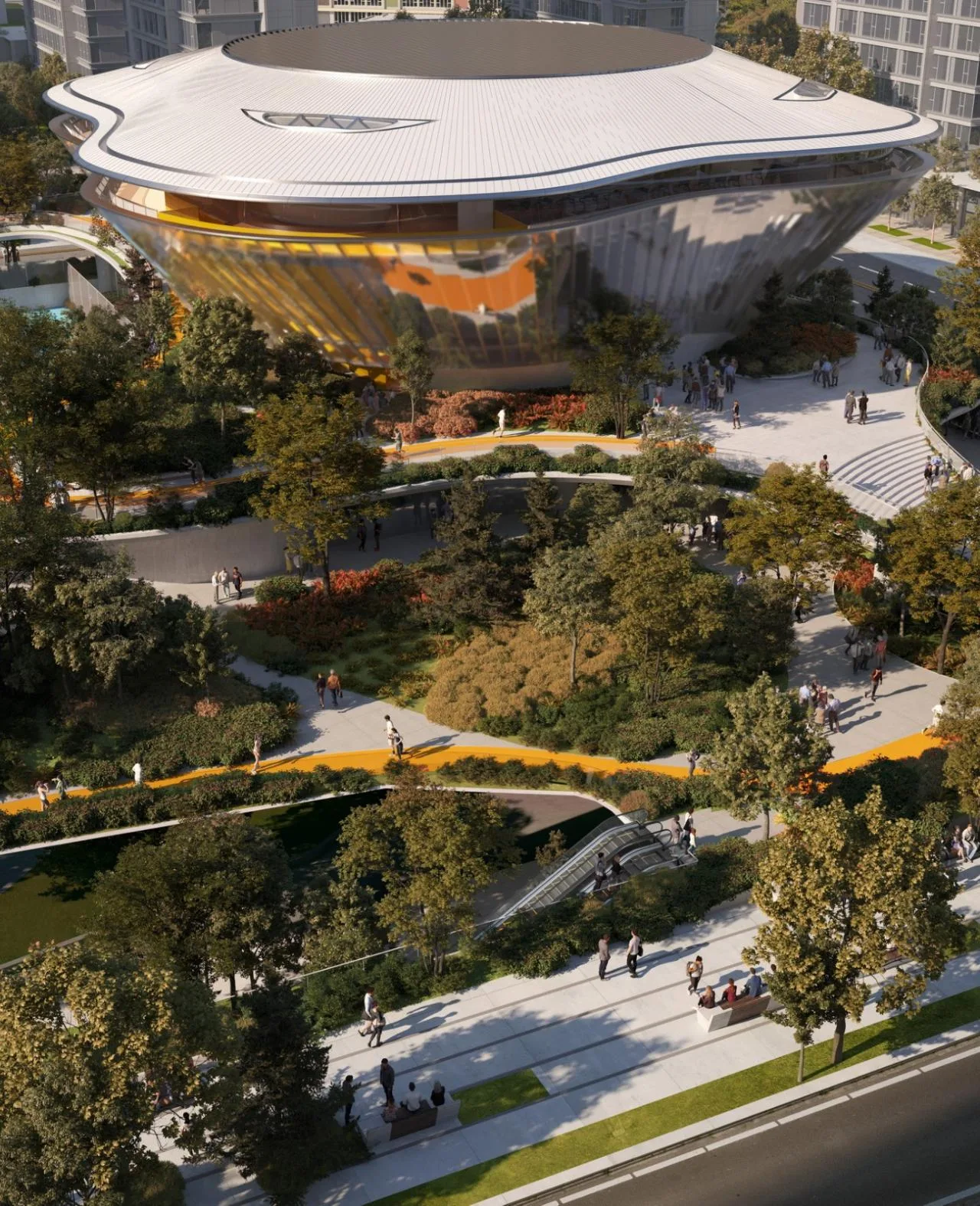 BIM Architecture | Cloud Sports Center/MAD Ma Yansong's New Work in Shijiazhuang