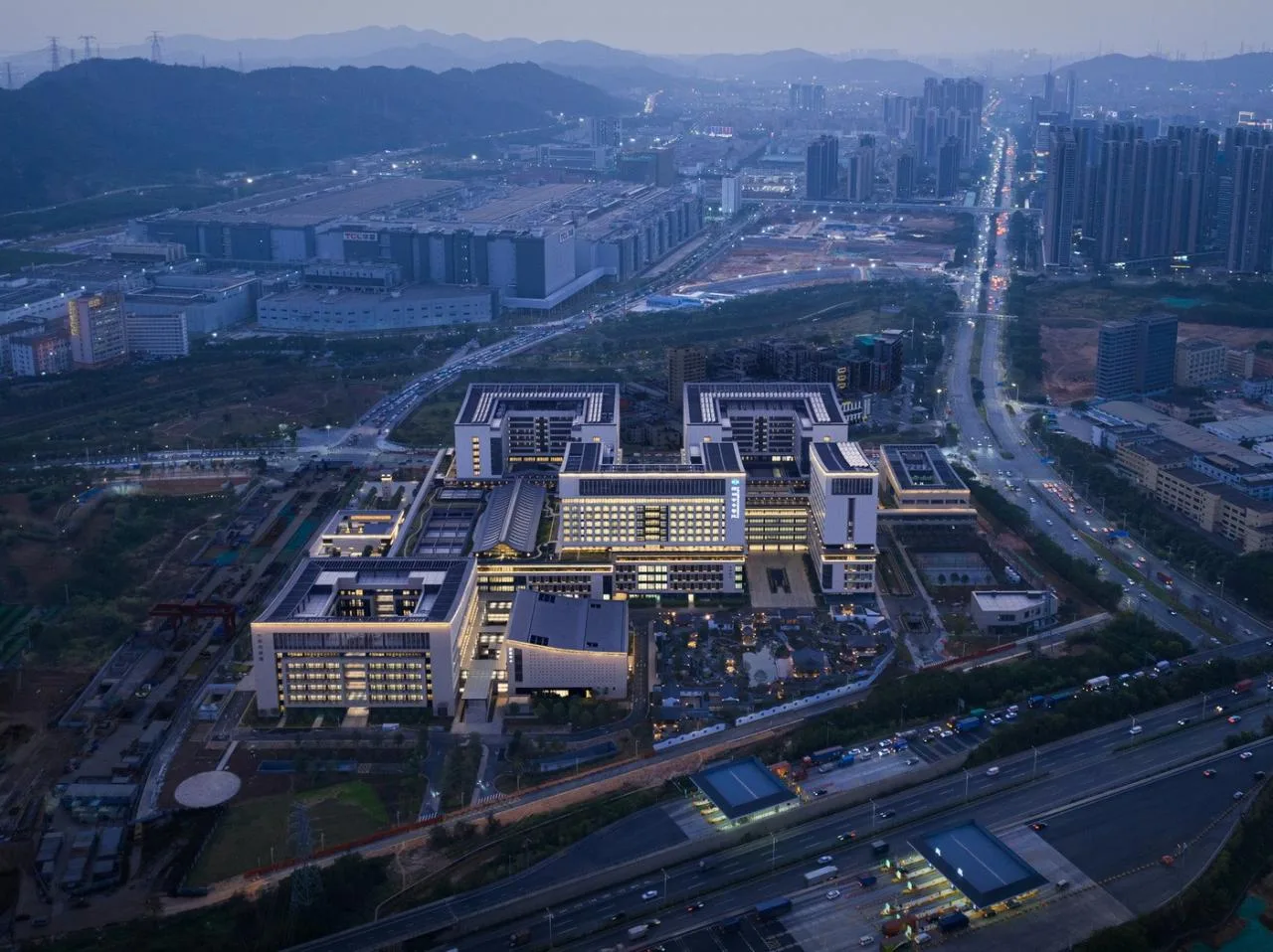BIM Architecture | Guangming Campus of Shenzhen Traditional Chinese Medicine Hospital/Meng Jianmin Team