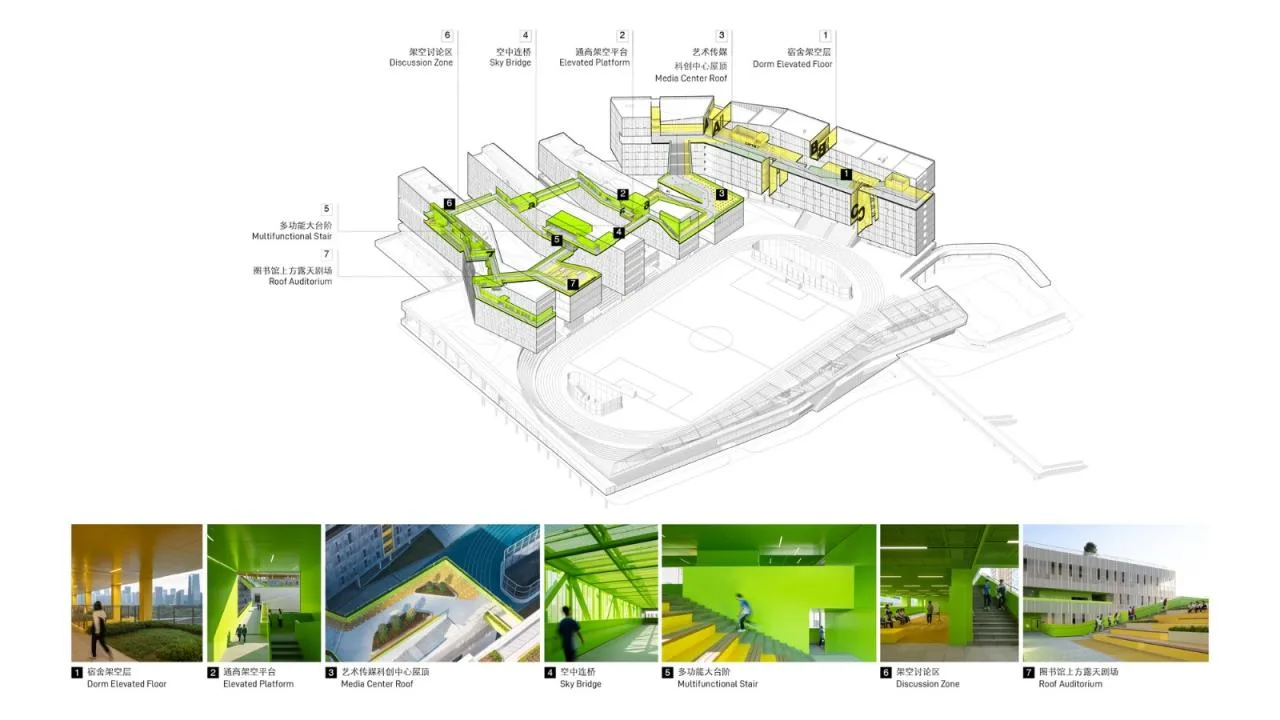 BIM Architecture | Futian Middle School Campus Design/reMIX Critical Studio
