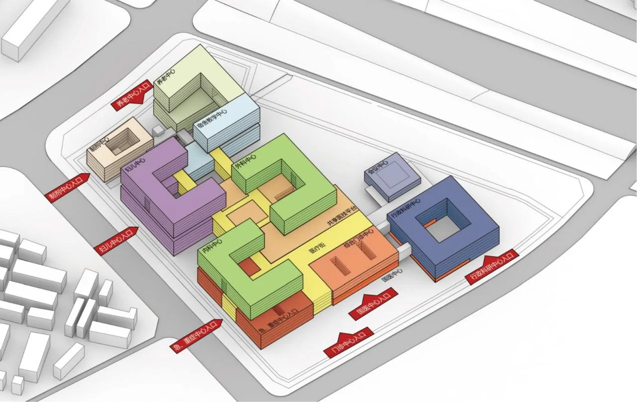 BIM Architecture | Guangming Campus of Shenzhen Traditional Chinese Medicine Hospital/Meng Jianmin Team