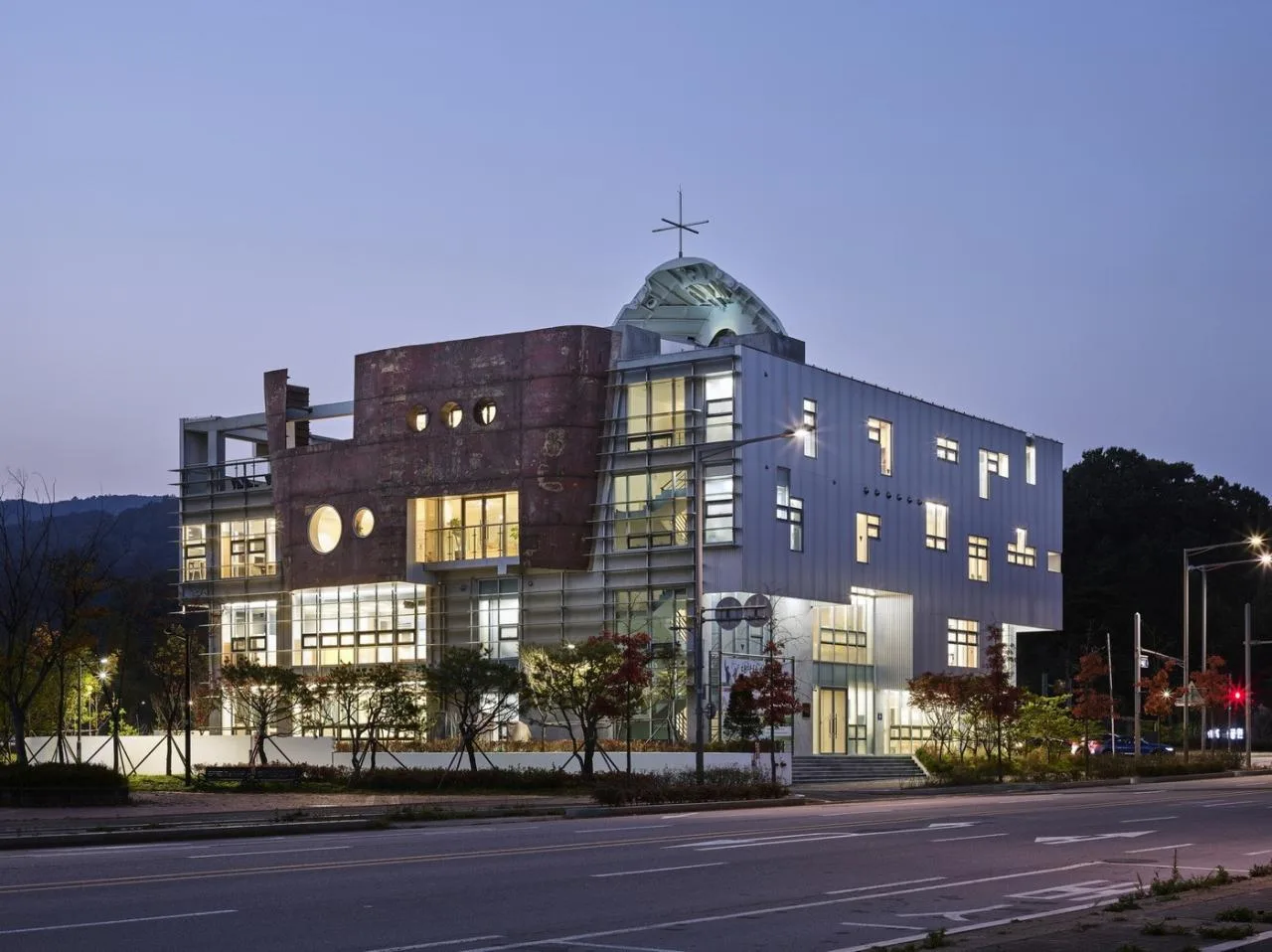 BIM Architecture | Ennori Church on Yongzong Island/shinslab Architecture