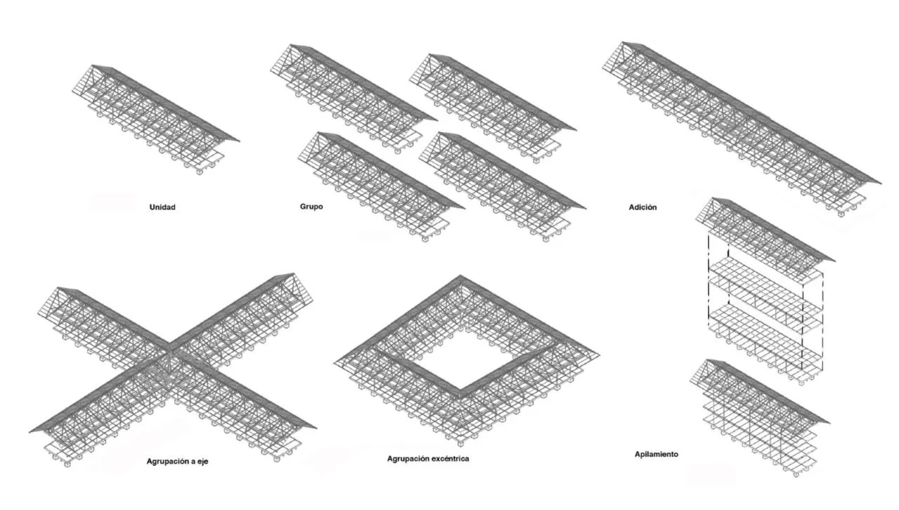 BIM Architecture | Industrial Building System Prototype/Ignacio Rojas Hirigoyen Arquitectos+The Andes House
