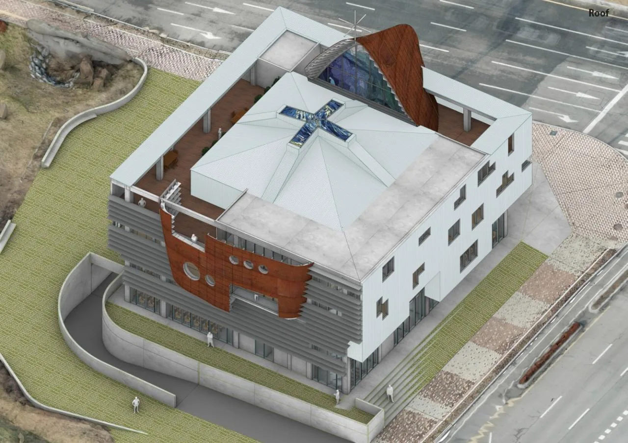 BIM Architecture | Ennori Church on Yongzong Island/shinslab Architecture
