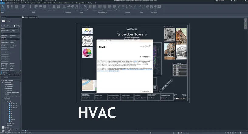 Autodesk Revit2025 Chinese official version download includes complete family library and offline installation package