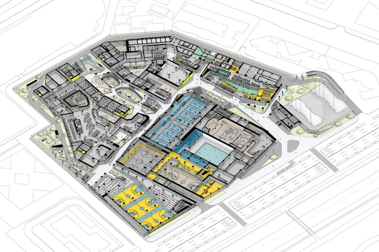 BIM Architecture | Futian Middle School Campus Design/reMIX Critical Studio