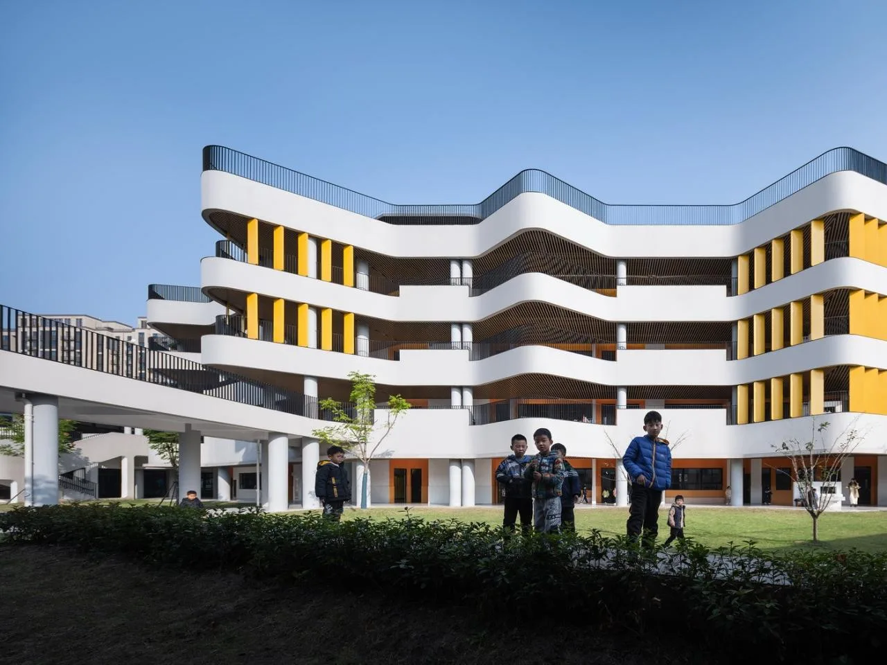 BIM Architecture | Shanghai Normal University Affiliated Qingpu Experimental School/BAU Architecture and Urban Design Firm