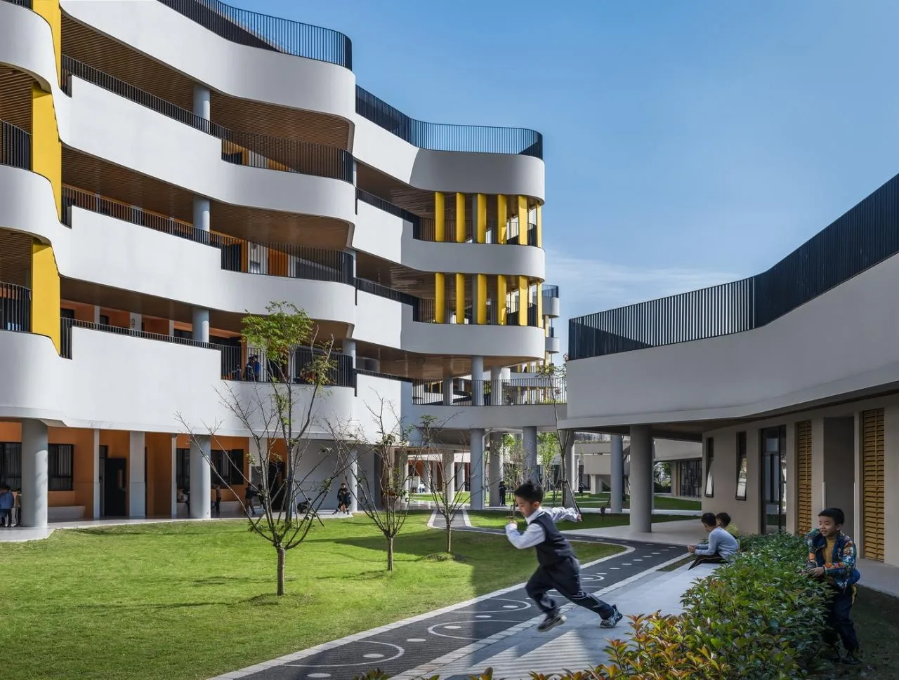 BIM Architecture | Shanghai Normal University Affiliated Qingpu Experimental School/BAU Architecture and Urban Design Firm