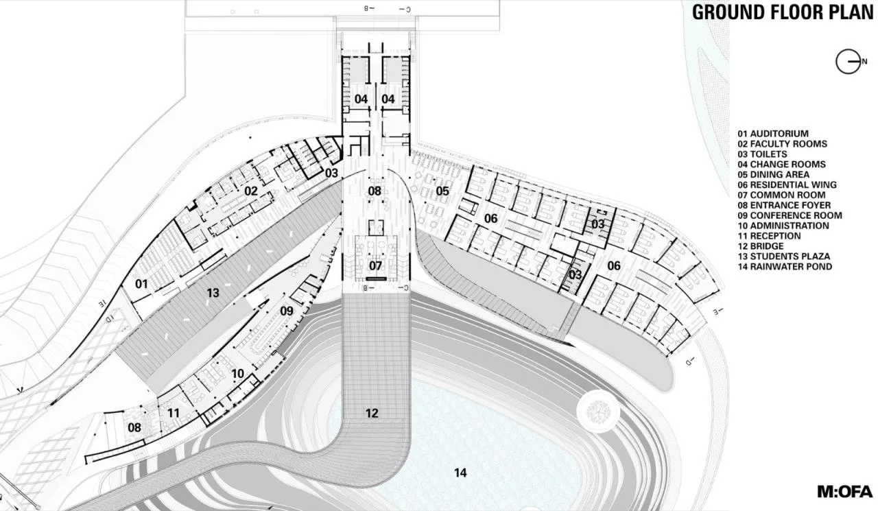 BIM Architecture | National Institute of Water Sports/M: OFA Studio