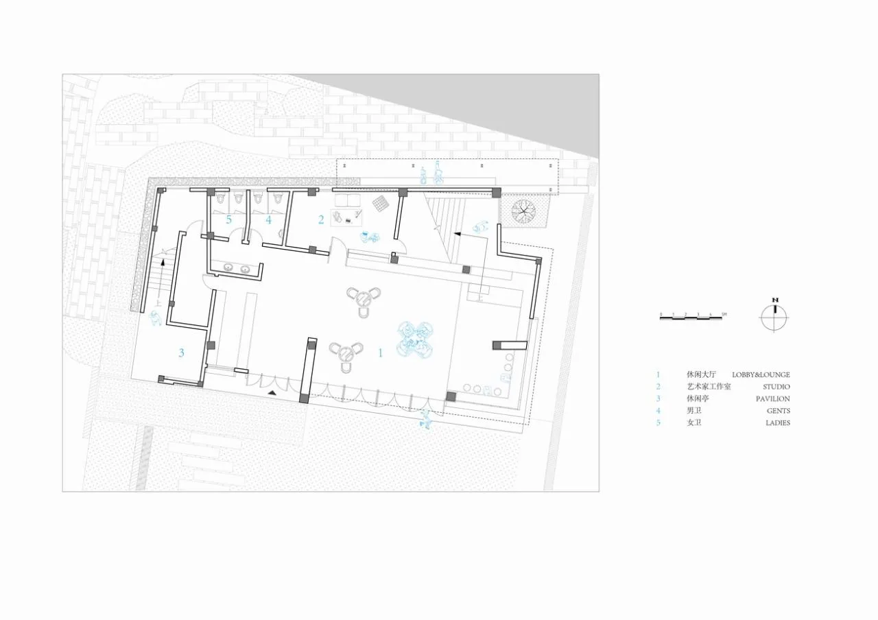 BIM Architecture | Longnan Village Bohong Bookstore/Forest Building