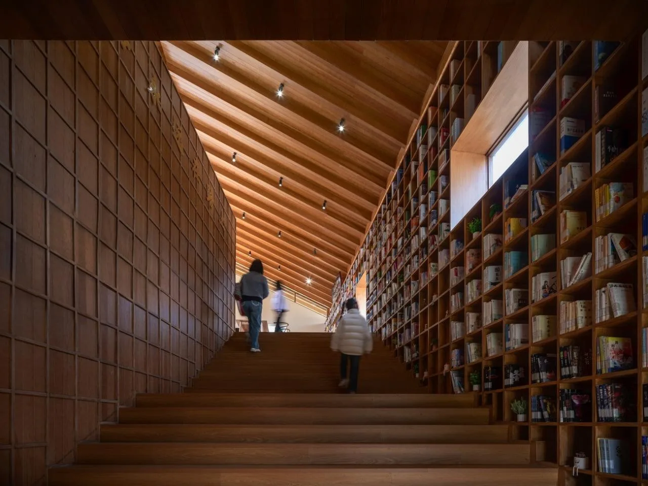 BIM Architecture | Longnan Village Bohong Bookstore/Forest Building