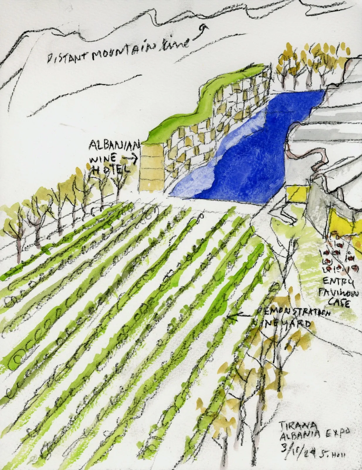 BIM Architecture | 'Tirana Albania Expo Center' Design Competition/Steven Holl
