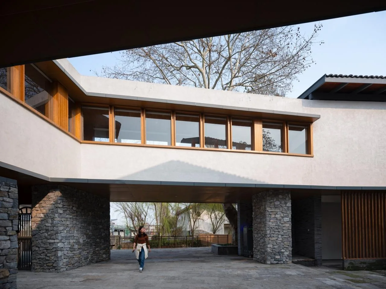 BIM Architecture | Longnan Village Party and Mass Center/Forest Building