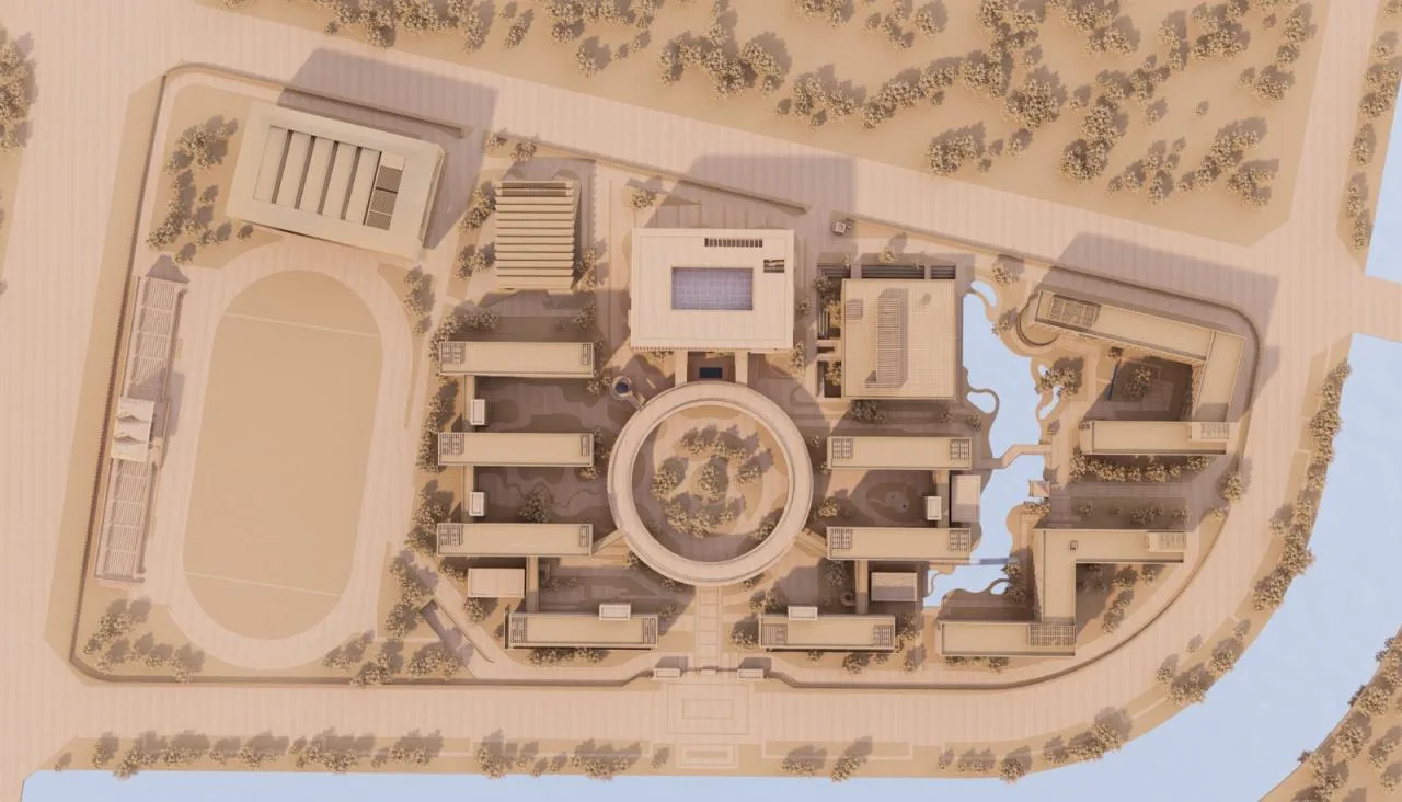 BIM Architecture | Jiangsu Meicun Senior High School Airport Branch/South China University of Technology Architectural Design and Research Institute