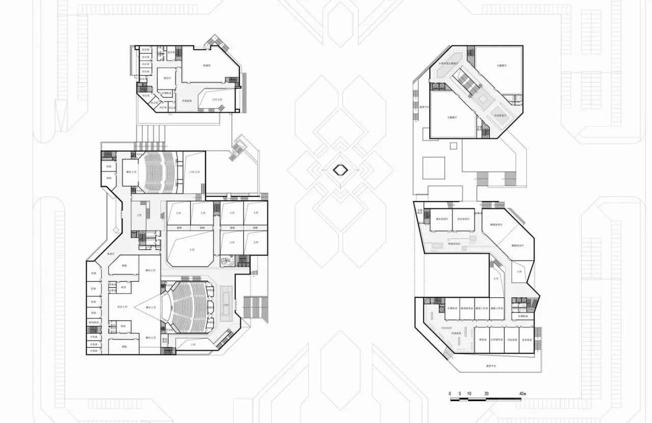 BIM Architecture | Yuncheng Cultural and Art Center, Heze City, Shandong Province/Gu Zhihong Studio, Tianjin University Design Institute