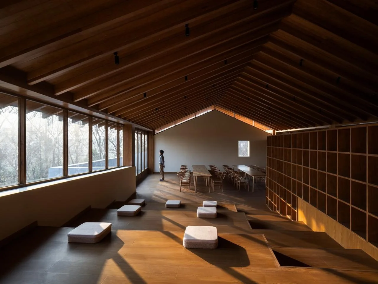 BIM Architecture | Longnan Village Bohong Bookstore/Forest Building