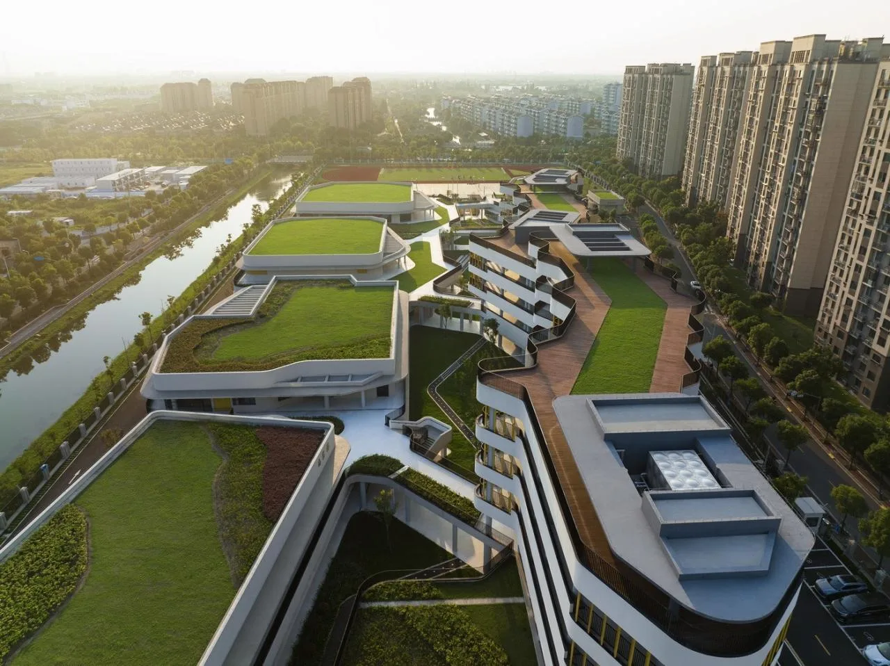 BIM Architecture | Shanghai Normal University Affiliated Qingpu Experimental School/BAU Architecture and Urban Design Firm