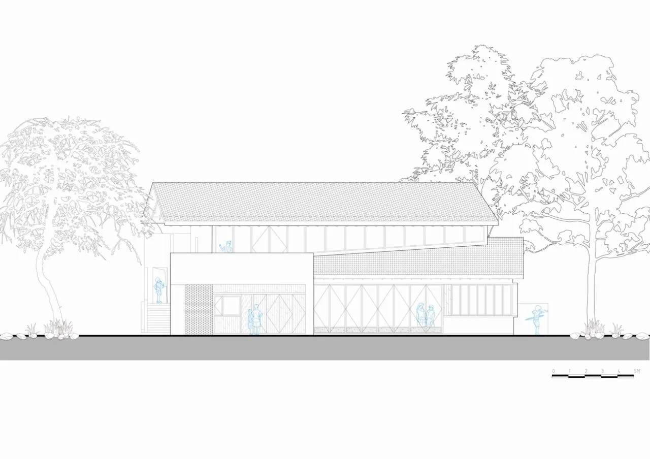 BIM Architecture | Longnan Village Bohong Bookstore/Forest Building