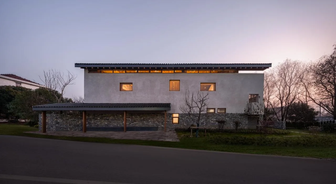 BIM Architecture | Longnan Village Bohong Bookstore/Forest Building