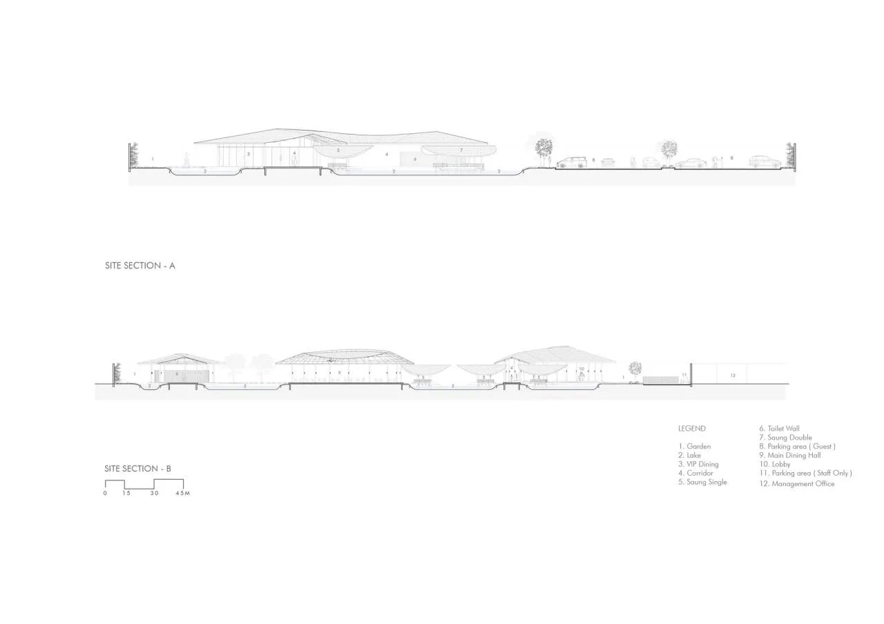BIM Architecture | Talaga Sampireun Bali Restaurant/K-Thengono Design Studio