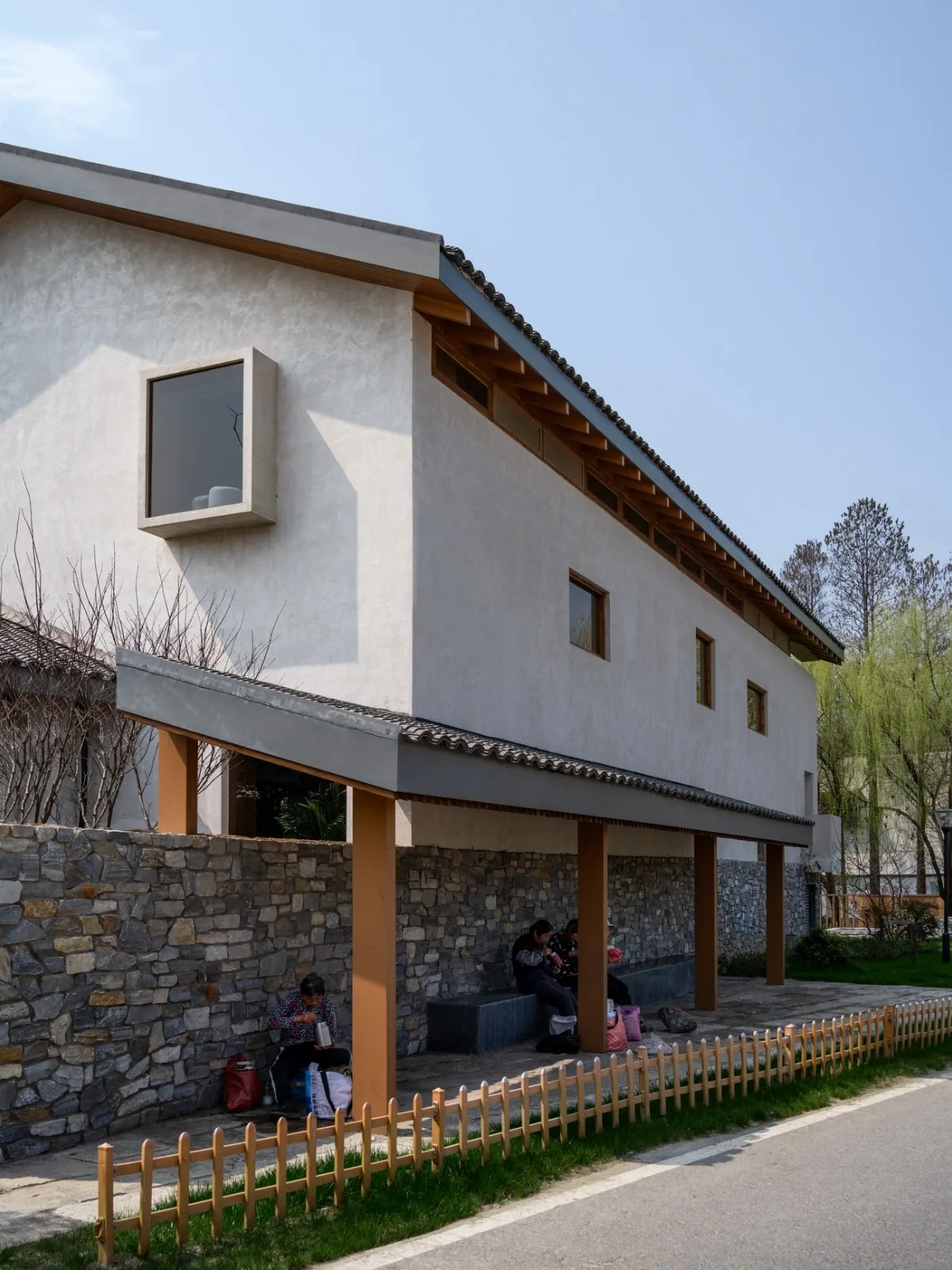 BIM Architecture | Longnan Village Bohong Bookstore/Forest Building