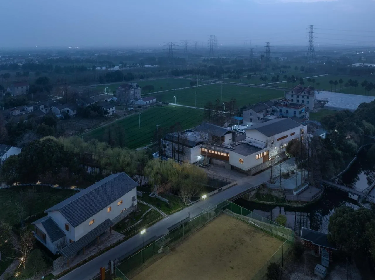 BIM Architecture | Longnan Village Party and Mass Center/Forest Building