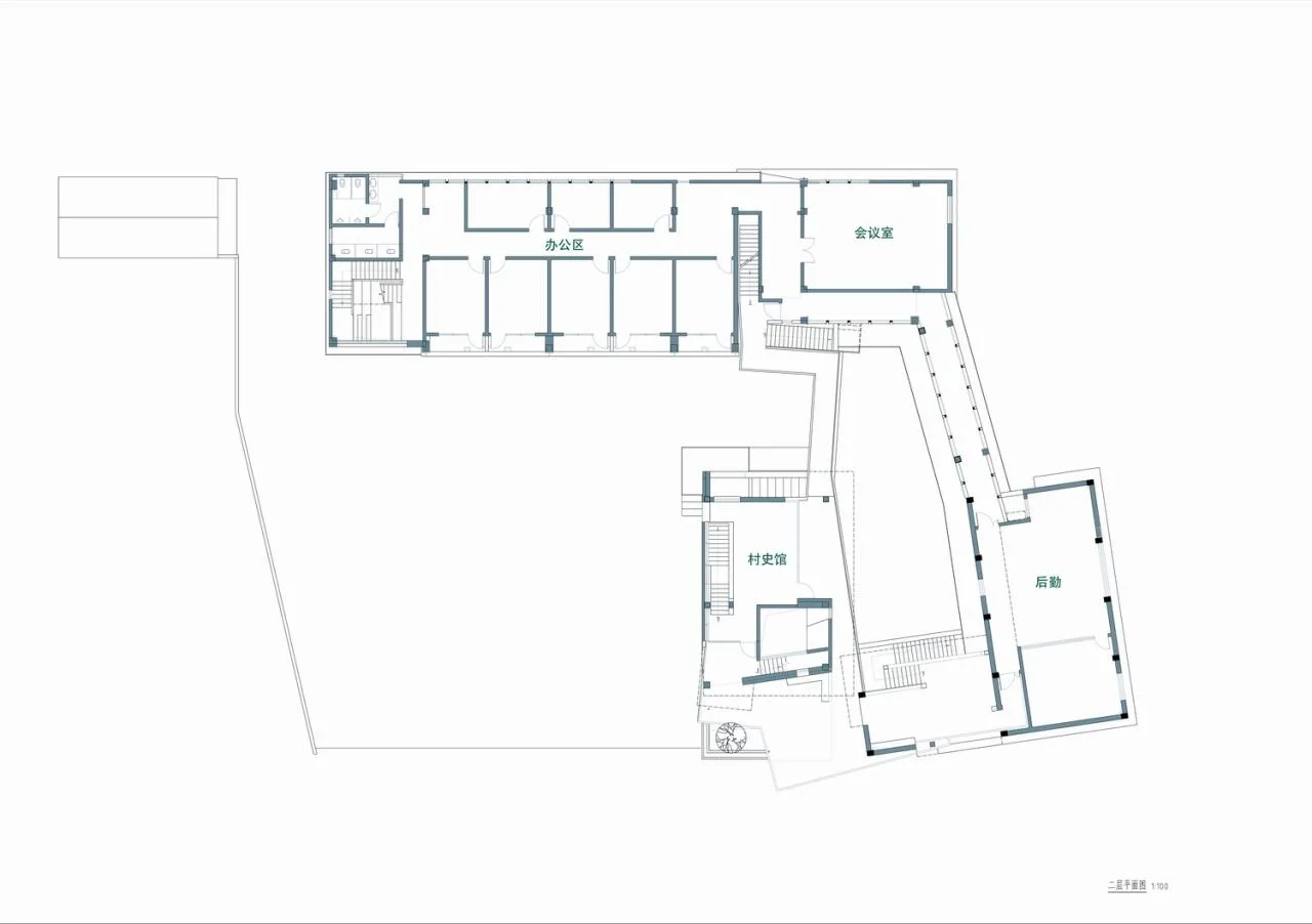 BIM Architecture | Longnan Village Party and Mass Center/Forest Building