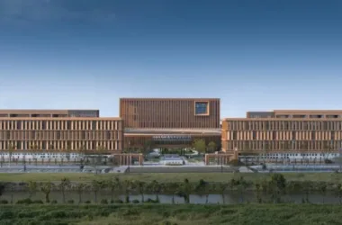BIM Architecture Design for Jiangsu Meicun Senior High School Airport Branch by South China University of Technology Research Institute-BIM WORLD