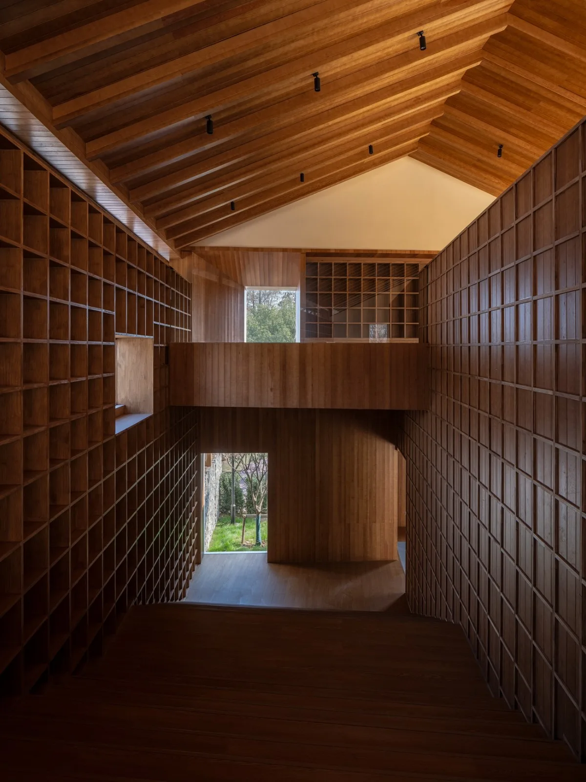 BIM Architecture | Longnan Village Bohong Bookstore/Forest Building