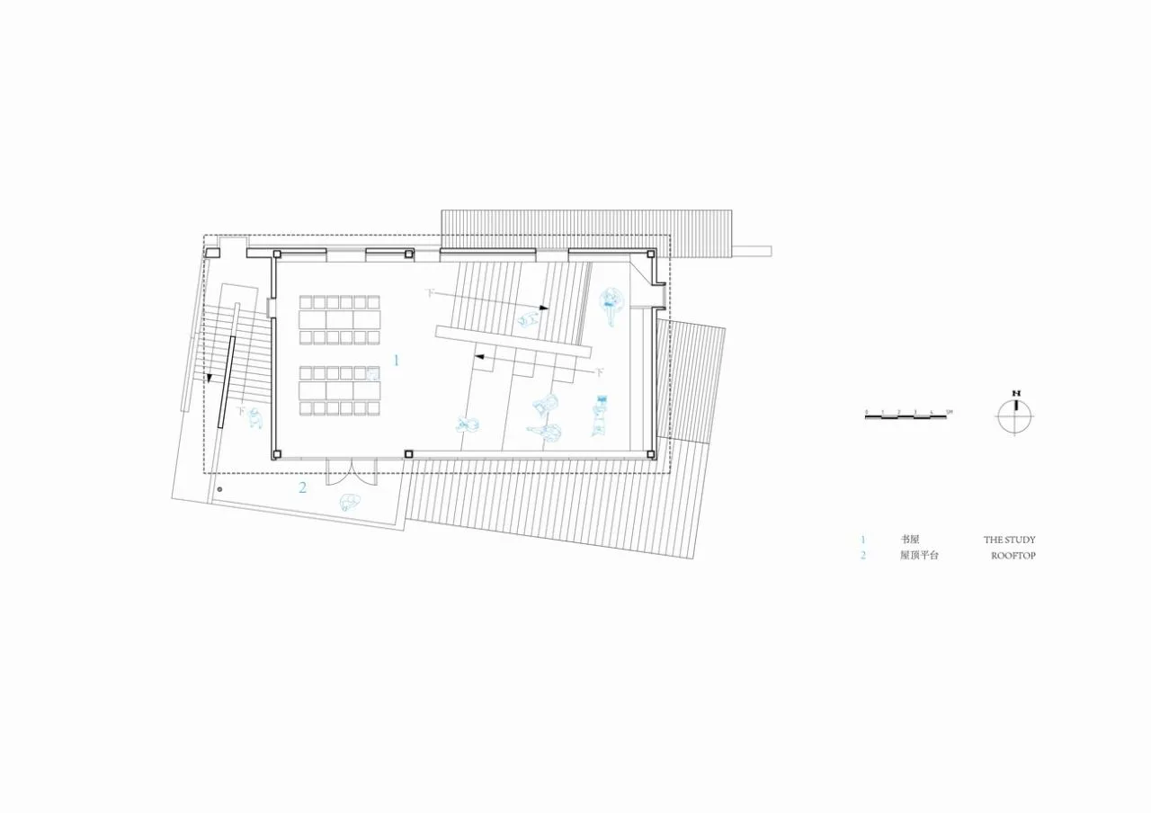 BIM Architecture | Longnan Village Bohong Bookstore/Forest Building