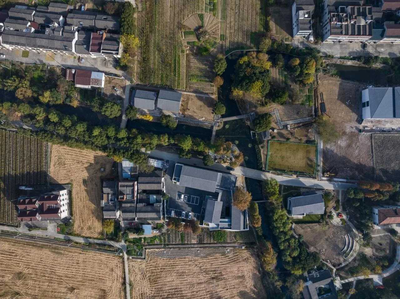 BIM Architecture | Longnan Village Party and Mass Center/Forest Building