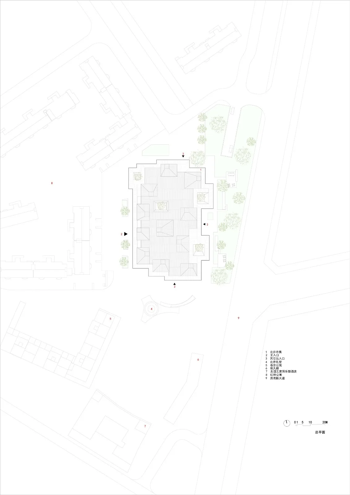 BIM Architecture | Anaya North Bank Market/Zhizheng Architecture Studio