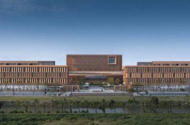 BIM Architecture Design for Jiangsu Meicun Senior High School Airport Branch by South China University of Technology Research Institute-BIM WORLD