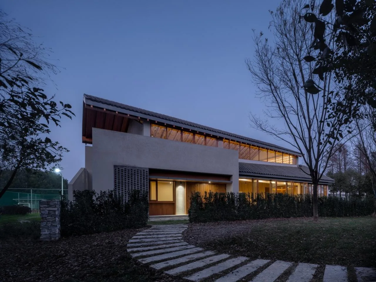 BIM Architecture | Longnan Village Bohong Bookstore/Forest Building