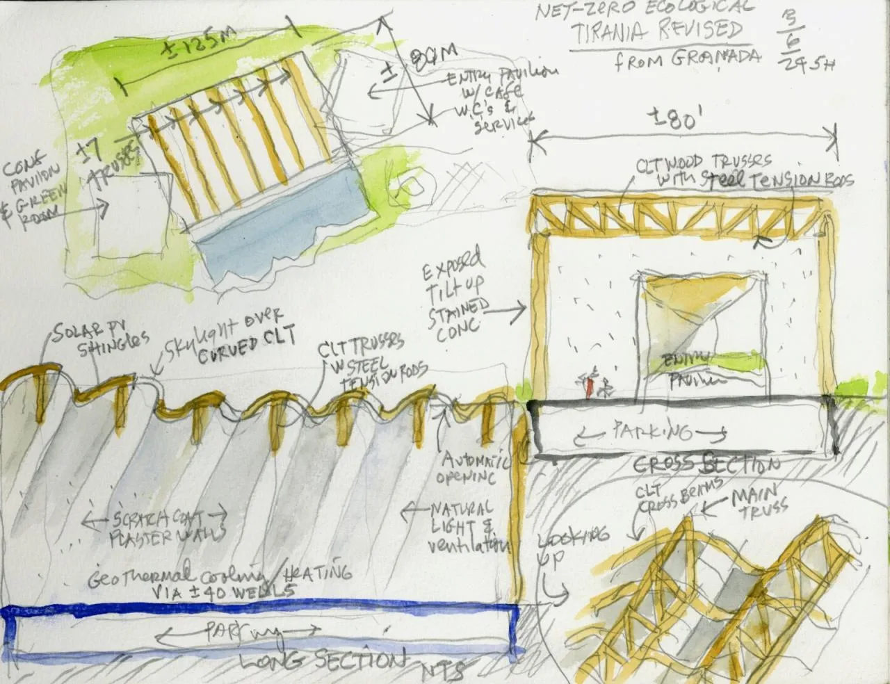 BIM Architecture | 'Tirana Albania Expo Center' Design Competition/Steven Holl