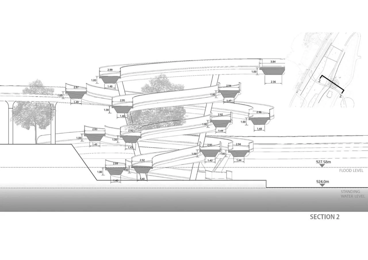 BIM Architecture | Yinyuan Bridge/Chengdu Zhongzhu Huakai Architectural Design